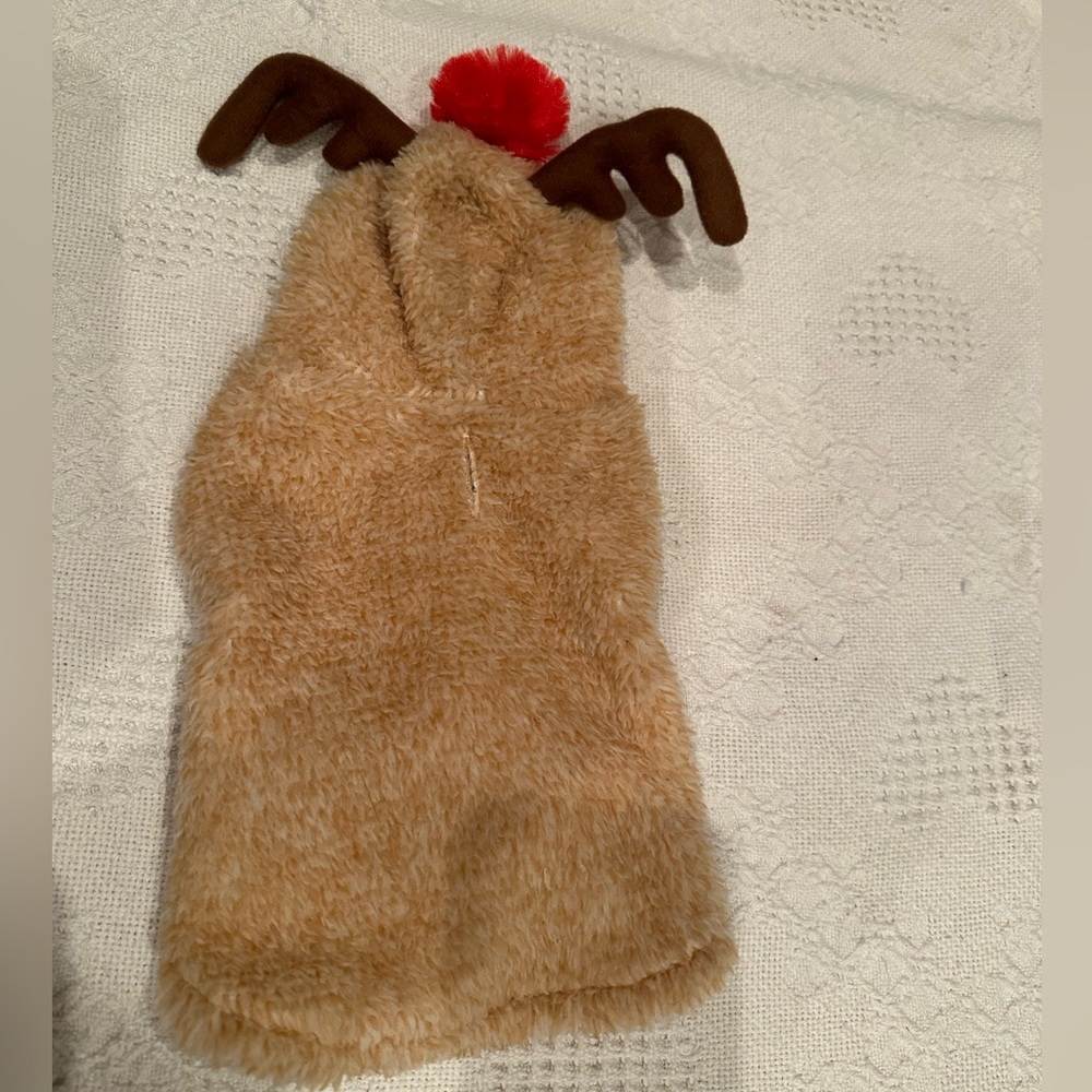 Small Dog/Cat Reindeer Costume XXS